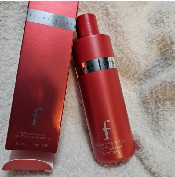 NIB $48 Perry Ellis F by Perry Ellis Shower Gel 6.7 oz for Women - Picture 2 of 5